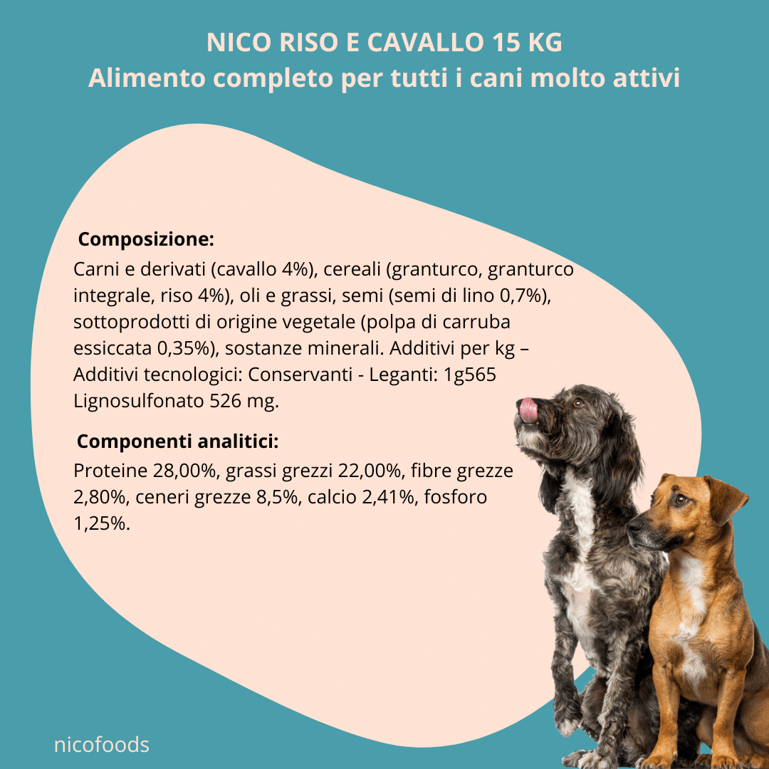 NICO RICE and HORSE 15 KG - immagine 3